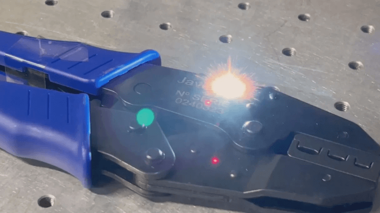 Marquage laser sur les outils