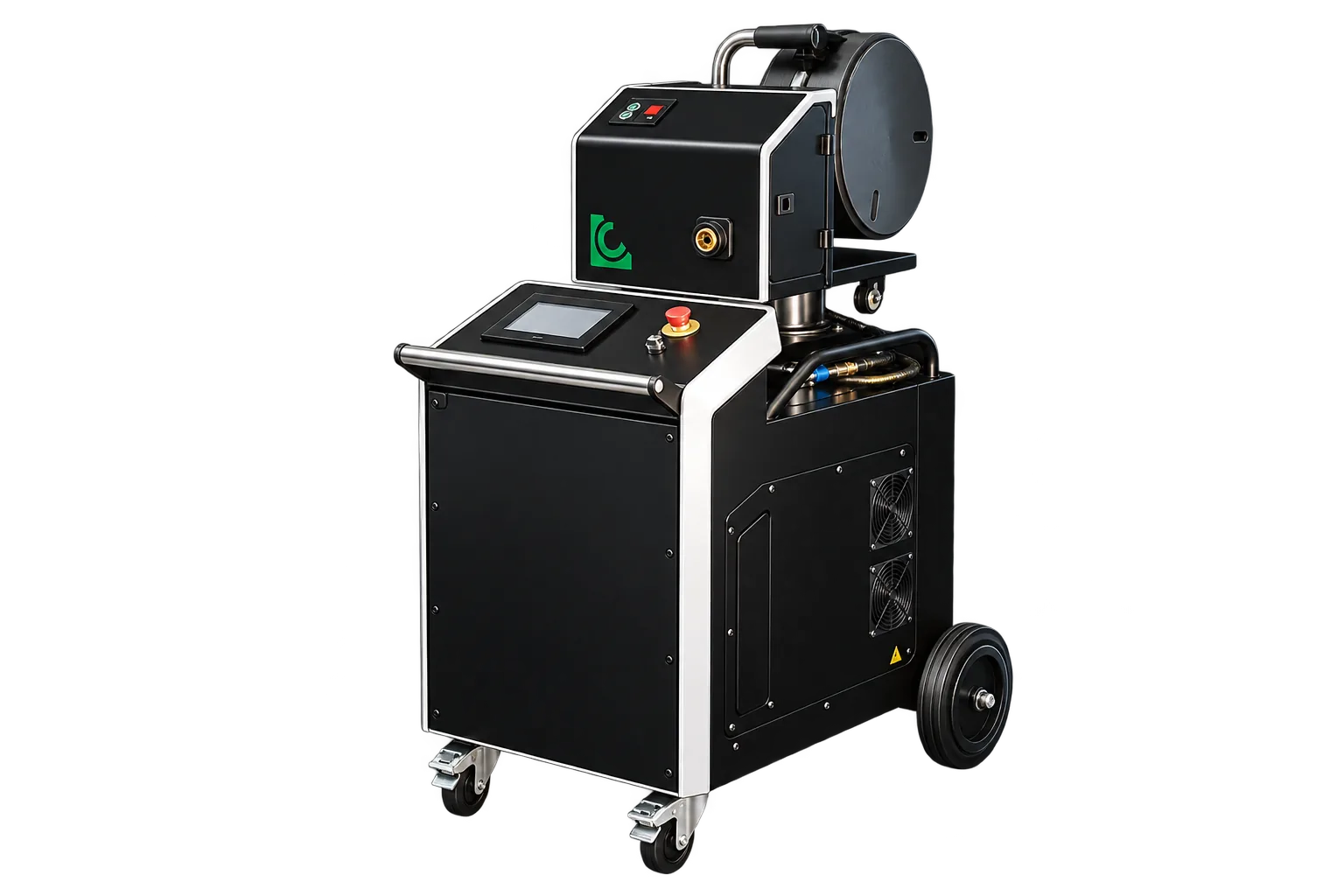 Ilustración de una máquina de soldadura láser basada en LC-WELD SMART